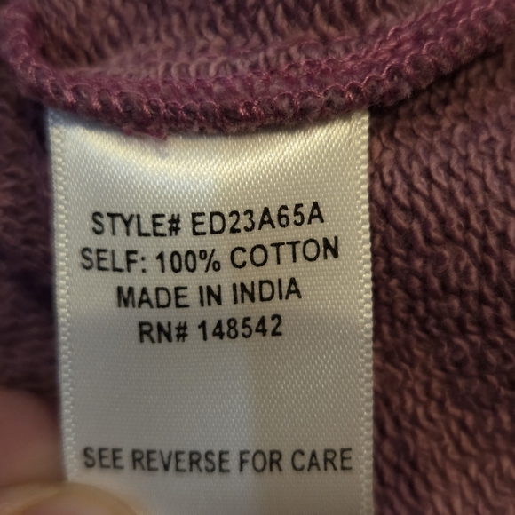 ARATTA SILENT JOURNEY Lavender Juliette Embellish French Terry Kimono Jacket - Picture 5 of 8